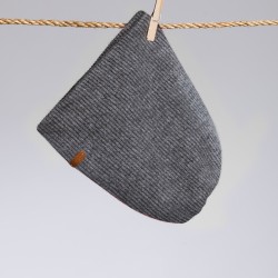 Шапка кашемировая, серая (Munkh)